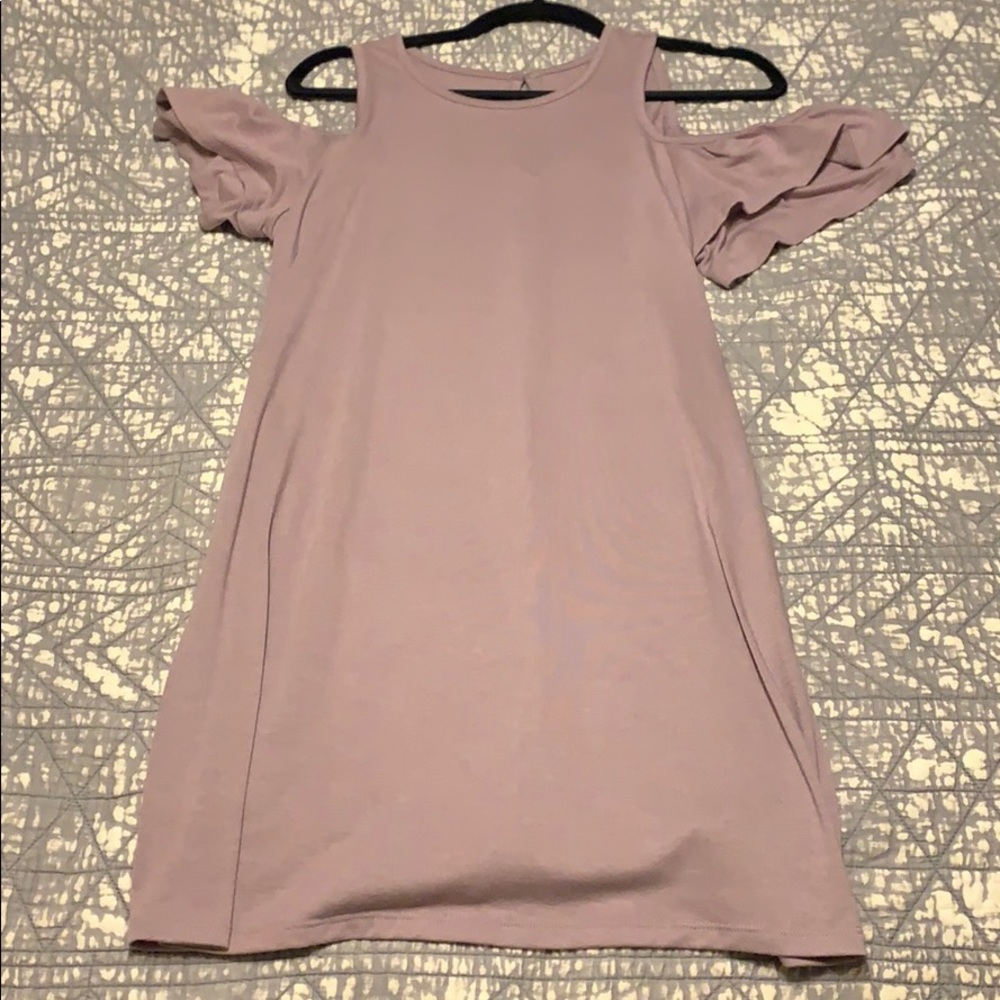Cold shoulder dress